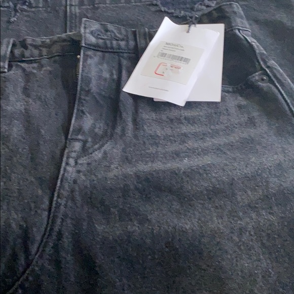 Mo&co. Black denim skirt - Picture 7 of 13